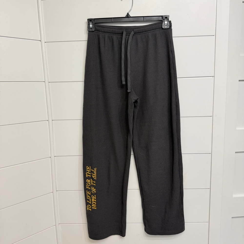 Taylor Swift Folklore Gray Thermal Pajama Pants Size Medium 36153 - Picture 3 of 11